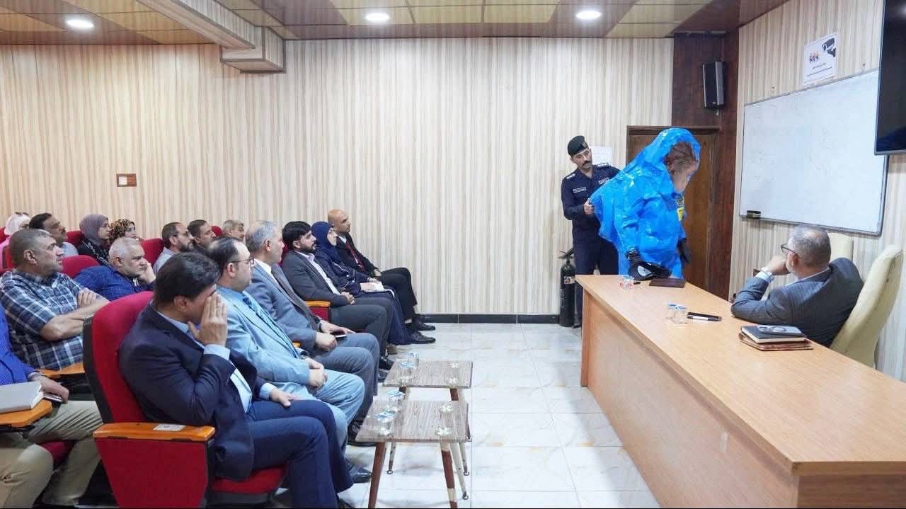 في إطار تعزيز السلامة العامة جامعة البصرة للنفط والغاز تنظم ورشة توعوية عن إدارة الأزمات والسلامة العامة